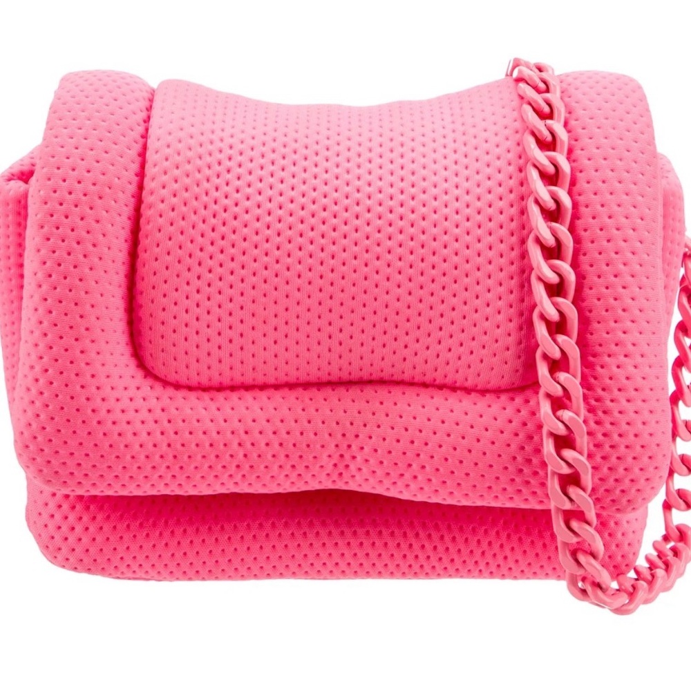 Essentiel Antwerp Zippotaumus Lightweight Puffy Mesh Crossbody Medium Fun NEW